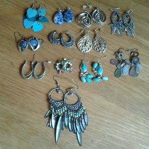 12 pairs of Earrings